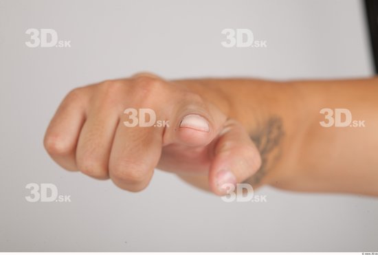 Fingers Whole Body Man Casual Muscular Studio photo references