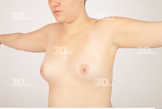 Whole Body Breast Woman Nude Casual Average Studio photo references