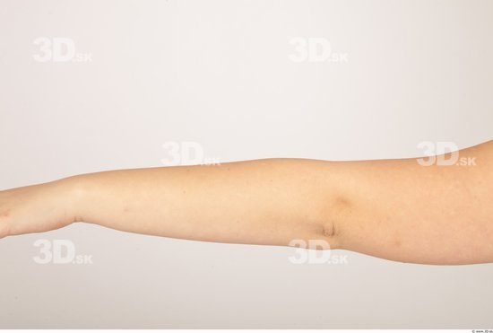 Forearm Whole Body Woman Nude Casual Average Studio photo references