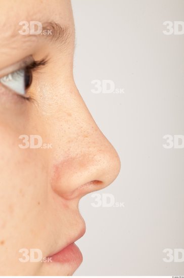 Nose Whole Body Woman Casual Average Studio photo references