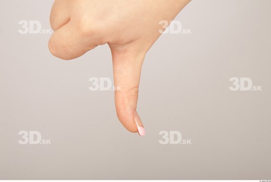 Fingers Whole Body Woman Casual Average Studio photo references