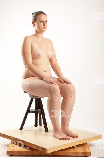 Whole Body Woman Artistic poses White Nude Average