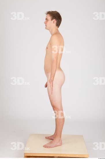 Whole Body Man Animation references Nude Casual Average Studio photo references