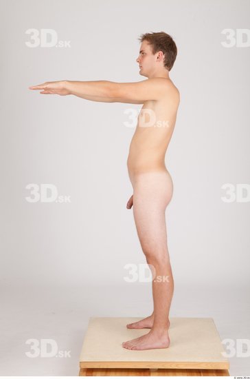 Whole Body Man Animation references Nude Casual Average Studio photo references