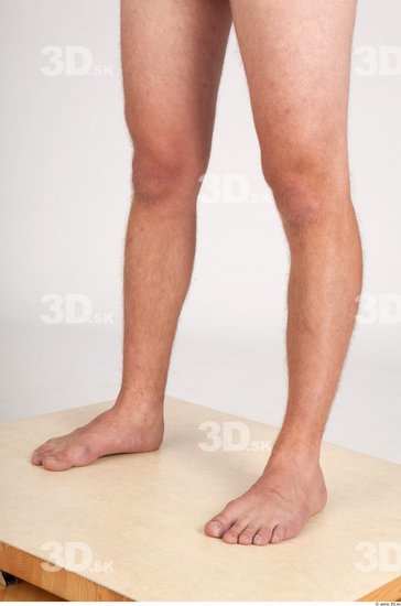 Calf Whole Body Man Nude Casual Average Studio photo references