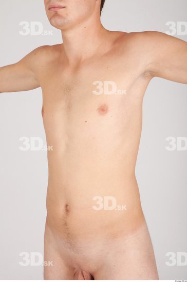 Upper Body Whole Body Man Nude Casual Average Studio photo references