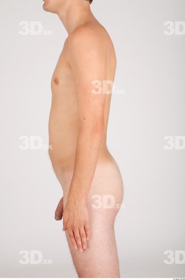 Arm Whole Body Man Nude Casual Average Studio photo references