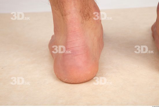 Foot Whole Body Man Nude Casual Average Studio photo references