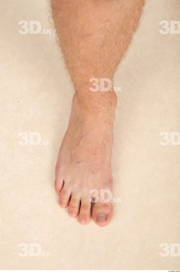 Foot Whole Body Man Nude Casual Average Studio photo references