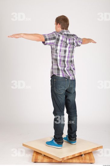 Whole Body Man T poses Casual Average Studio photo references