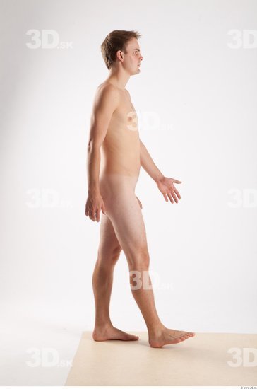 Whole Body Man Animation references White Nude Average