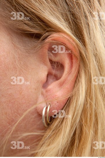 Ear Woman White Jewel Average