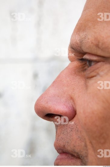 Nose Man White Average Wrinkles