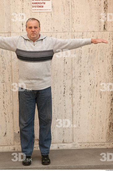 Whole Body Man T poses White Casual Average