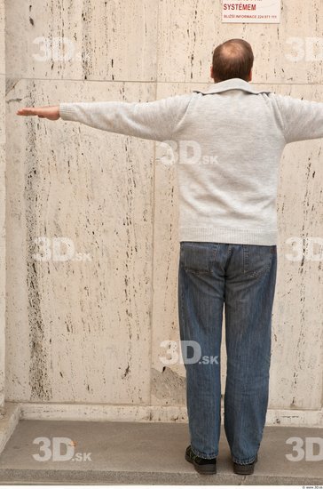 Whole Body Man T poses White Casual Average