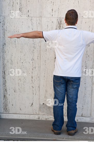 Whole Body Man T poses White Casual Average