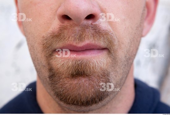 Mouth Man Casual Average Bearded Street photo references