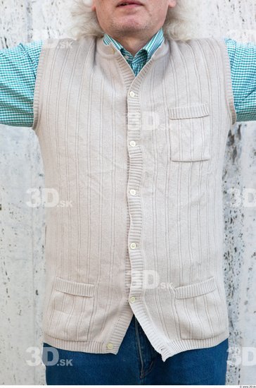 Upper Body Man Casual Vest Average Street photo references