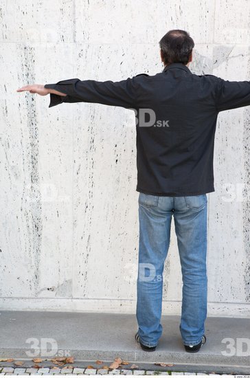 Whole Body Man T poses Casual Average Street photo references