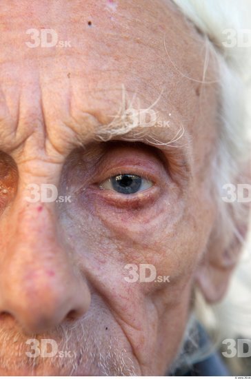 and more Eye Man White Average Wrinkles