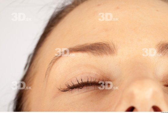 Eye Whole Body Woman Casual Slim Studio photo references