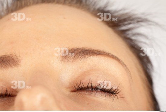 Eye Whole Body Woman Casual Slim Studio photo references