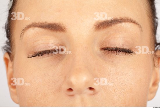 Eye Whole Body Woman Casual Slim Studio photo references