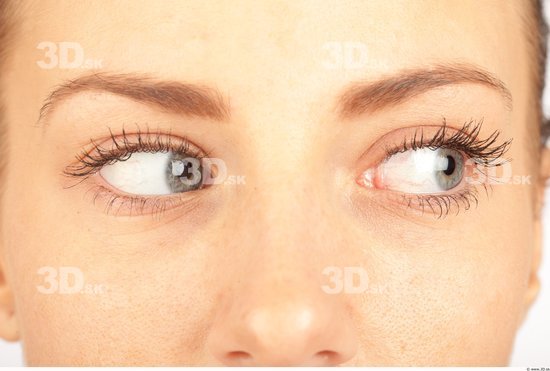 Eye Whole Body Woman Casual Slim Studio photo references