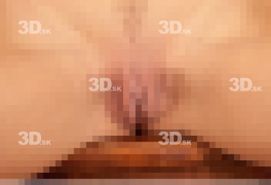 Female genitals Whole Body Woman Nude Casual Slim Studio photo references