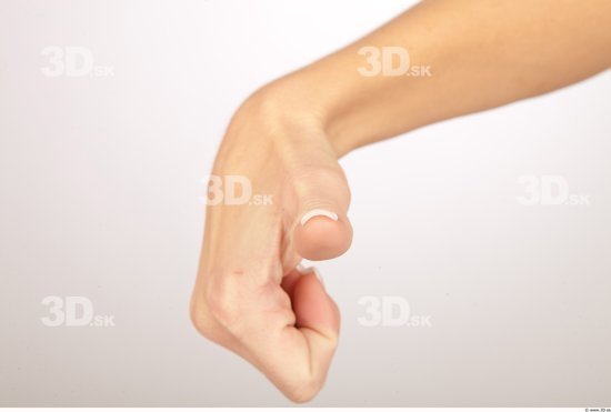 Fingers Whole Body Woman Casual Slim Studio photo references