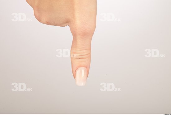 Fingers Whole Body Woman Casual Slim Studio photo references