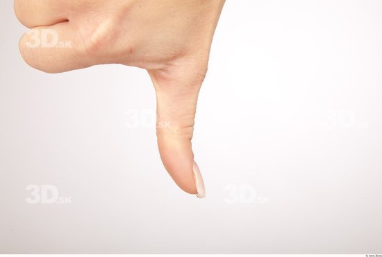 Fingers Whole Body Woman Casual Slim Studio photo references