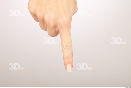 Fingers Whole Body Woman Casual Slim Studio photo references