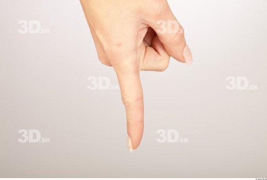 Fingers Whole Body Woman Casual Slim Studio photo references