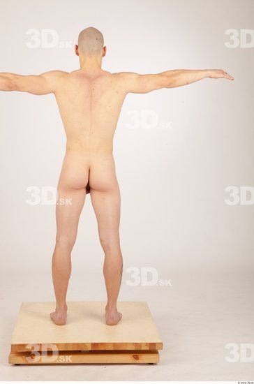 Whole Body Man T poses Nude Casual Athletic Studio photo references