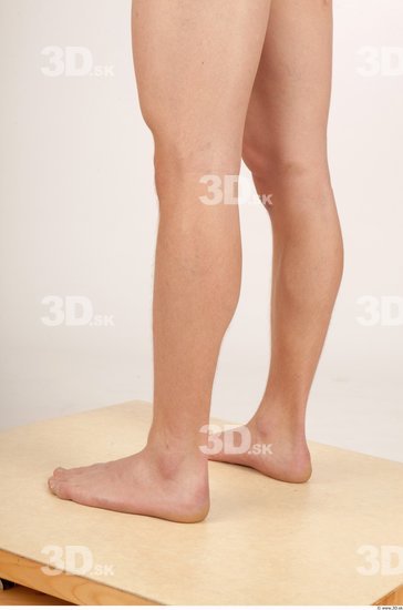 Calf Whole Body Man Nude Casual Athletic Studio photo references