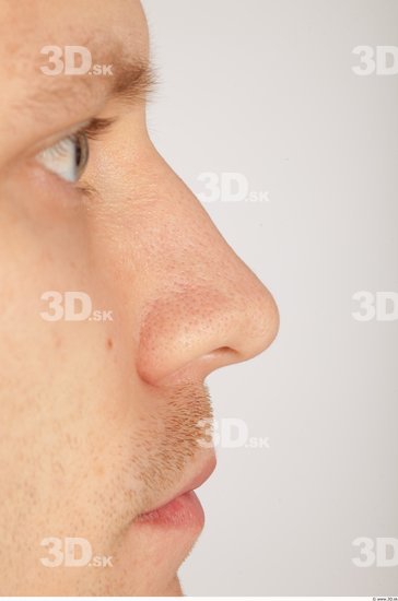 Nose Whole Body Man Casual Athletic Studio photo references