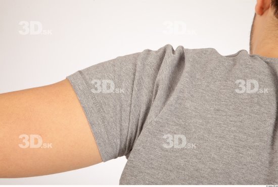 Arm Whole Body Man Casual Shirt T shirt Average Studio photo references