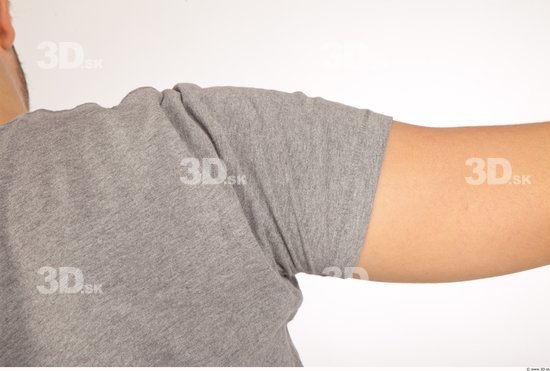 Arm Whole Body Man Casual Shirt T shirt Average Studio photo references