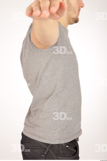 Upper Body Whole Body Man Casual Average Studio photo references