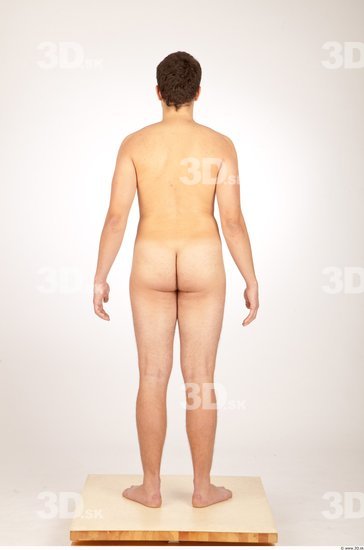 Whole Body Man Animation references Nude Casual Average Studio photo references