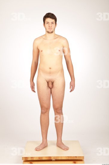 Whole Body Man Animation references Nude Casual Average Studio photo references