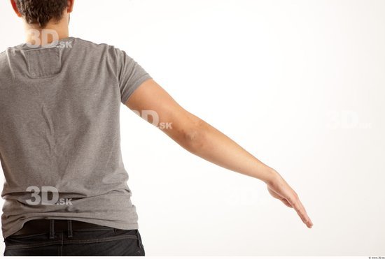 Arm Man Animation references White Casual T shirt Average