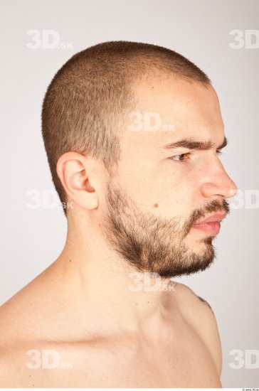 Whole Body Head Man Animation references Casual Athletic Bearded Studio photo references