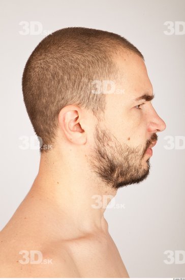 Whole Body Head Man Casual Athletic Studio photo references