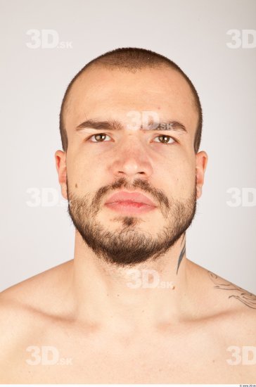 Whole Body Head Man Animation references Casual Athletic Bearded Studio photo references