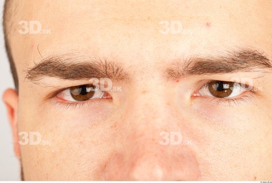 Eye Whole Body Man Casual Athletic Studio photo references