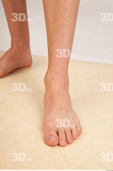 Foot Whole Body Man Casual Athletic Studio photo references