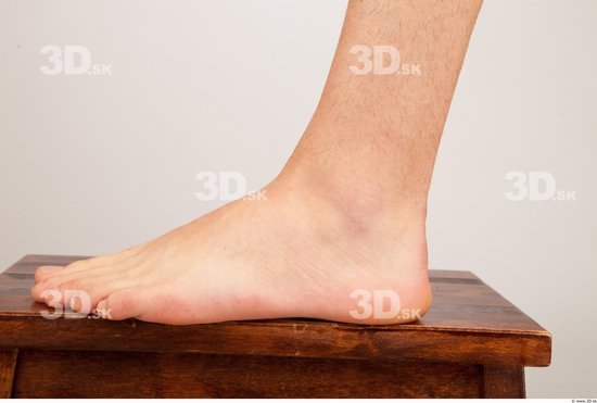 Foot Whole Body Man Casual Athletic Studio photo references