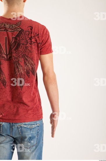 Arm Man Animation references White Casual T shirt Slim